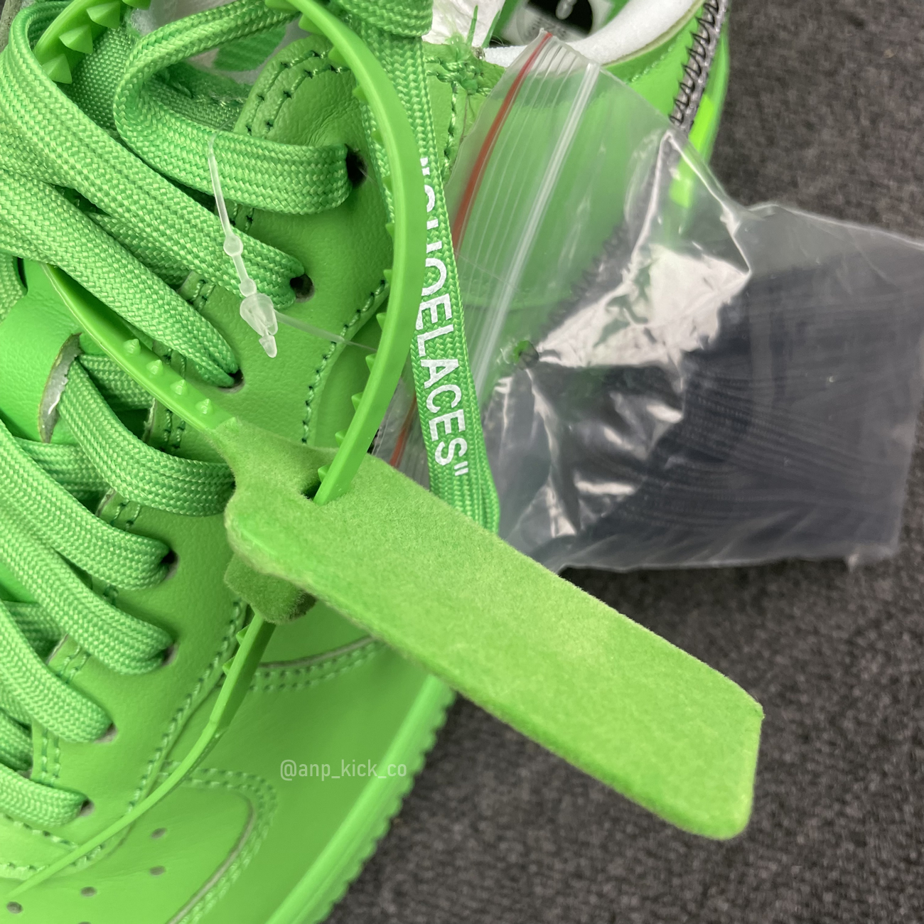 Off White Nike Air Force 1 Low Light Green (16) - newkick.app